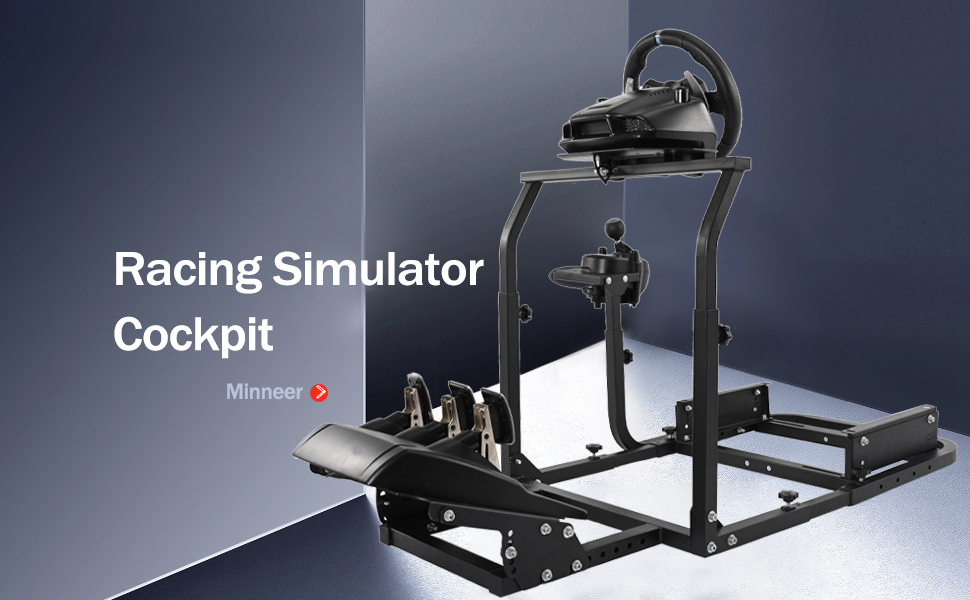 Minneer G29 Racing Simulator Cockpit Applicable to Logitech T248PS