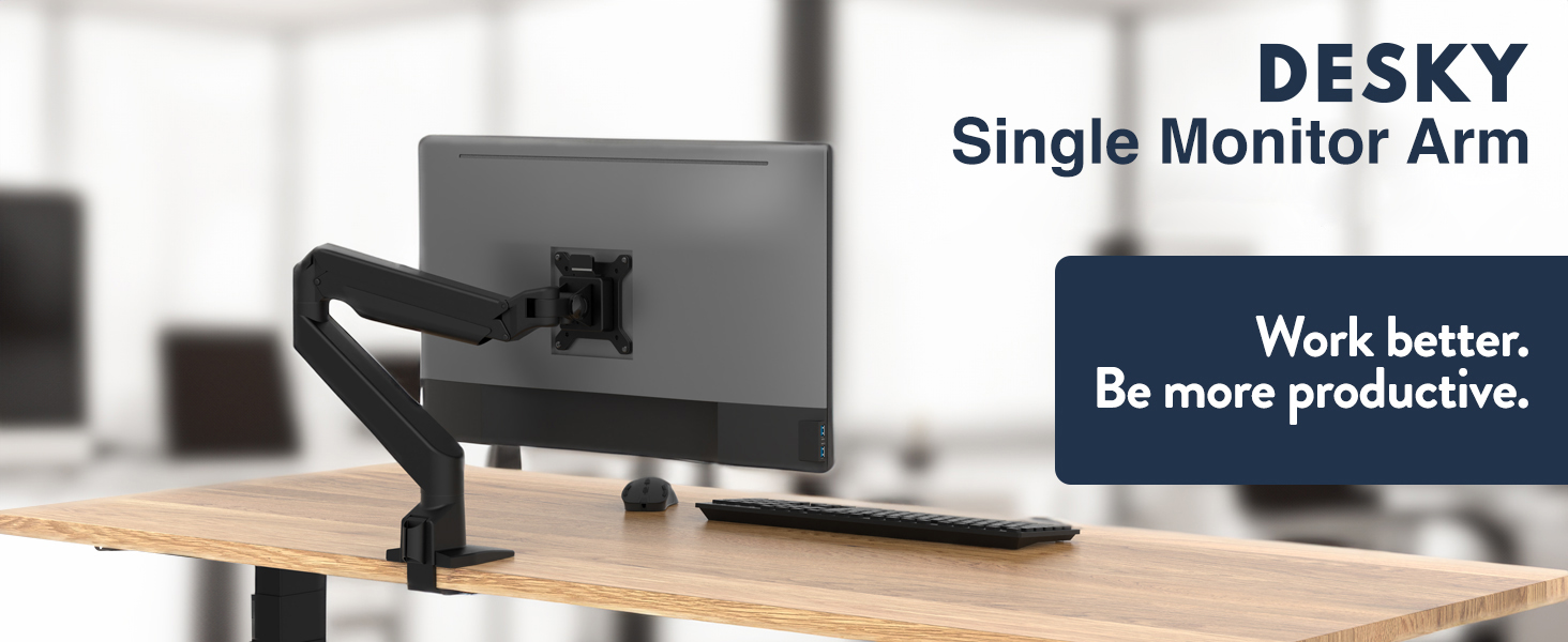 Desky Single Monitor Arm