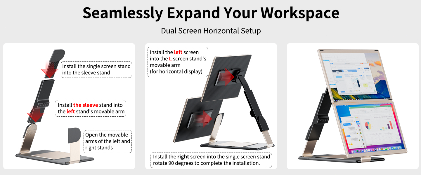 Dual Screen Horizontal Setup