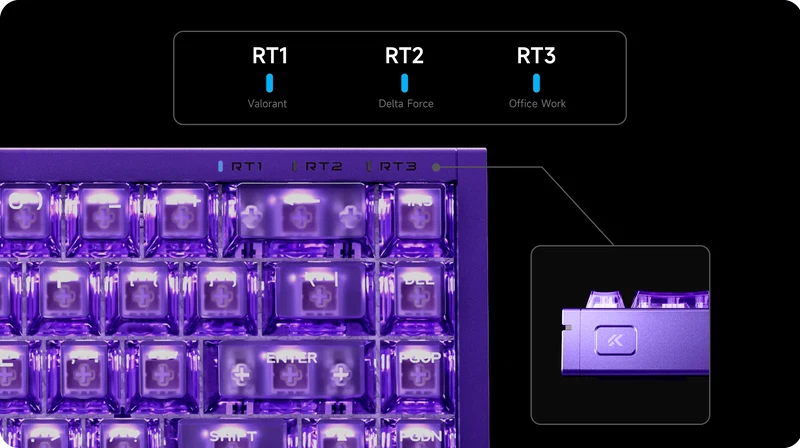 MCHOSE Ace 68 GT Full-aluminum Esports Hall Effect Keyboard