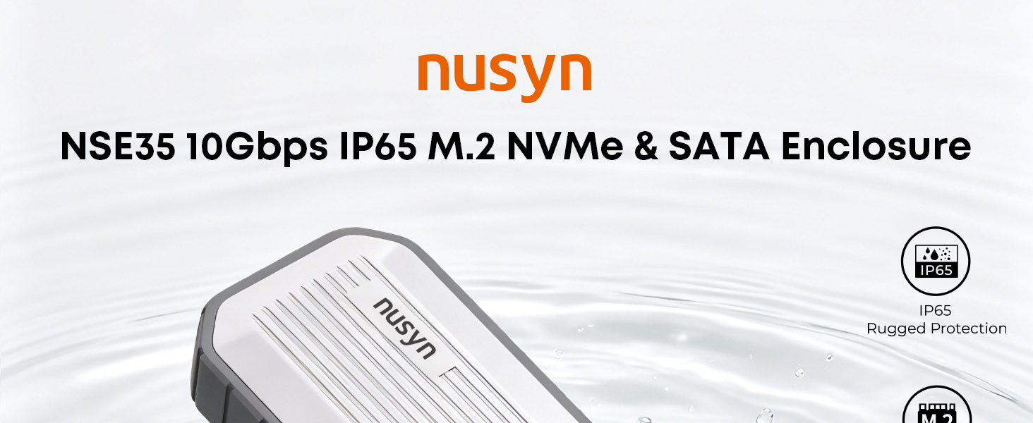 Nusyn NSE35 M.2 NVMe & SATA SSD Enclosure