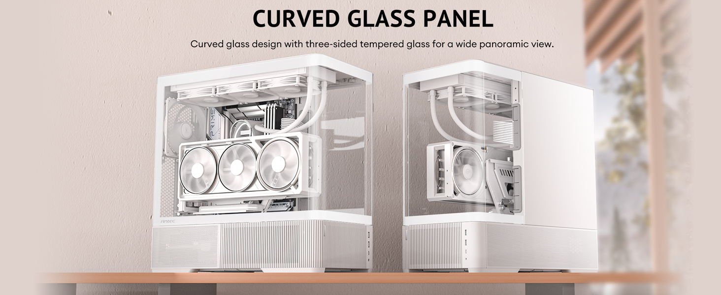  Antec C6 Curve Air White Mid-Tower Case