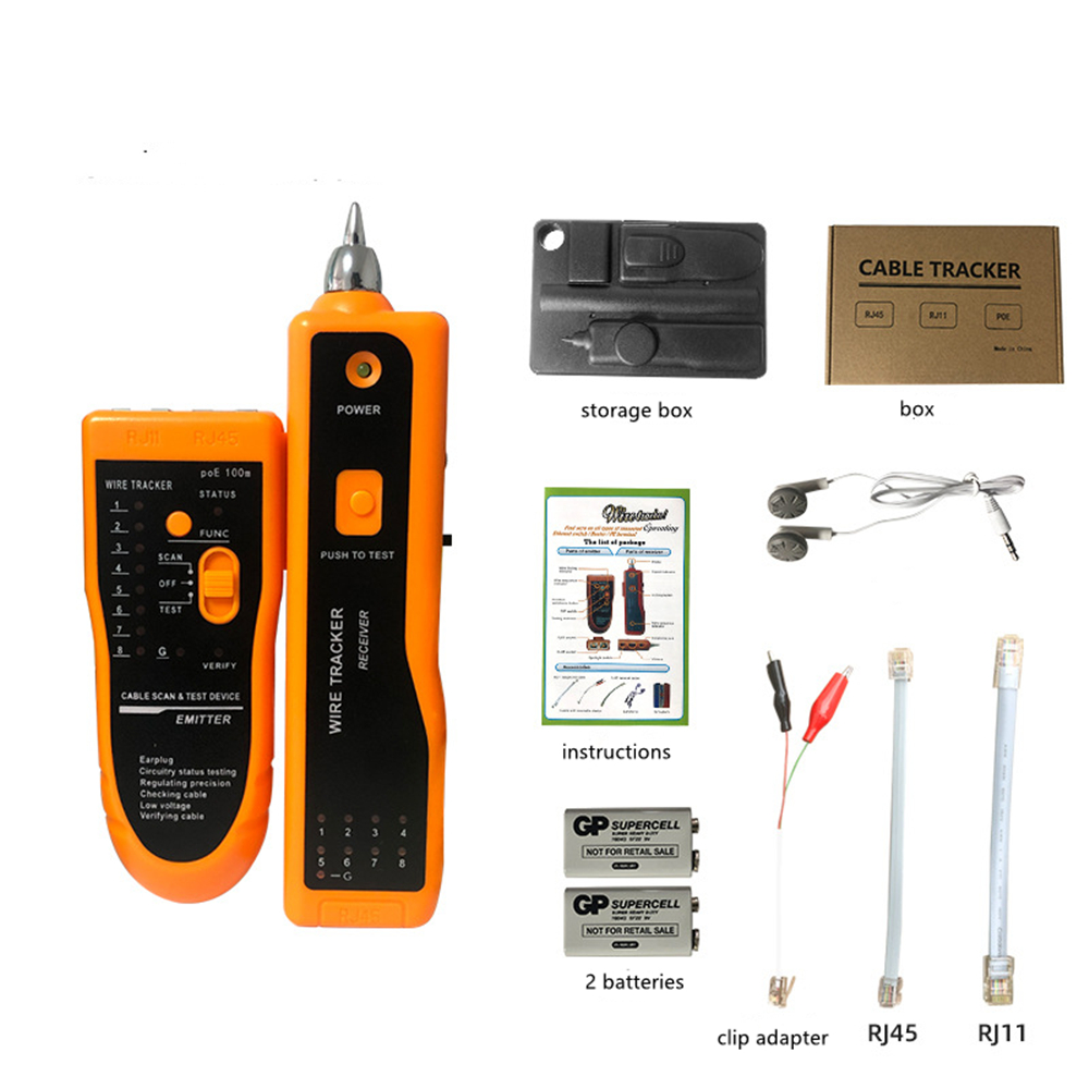 Network Line Verification Function:  1.Insert the RJ45 plugs on both ends of the network cable into