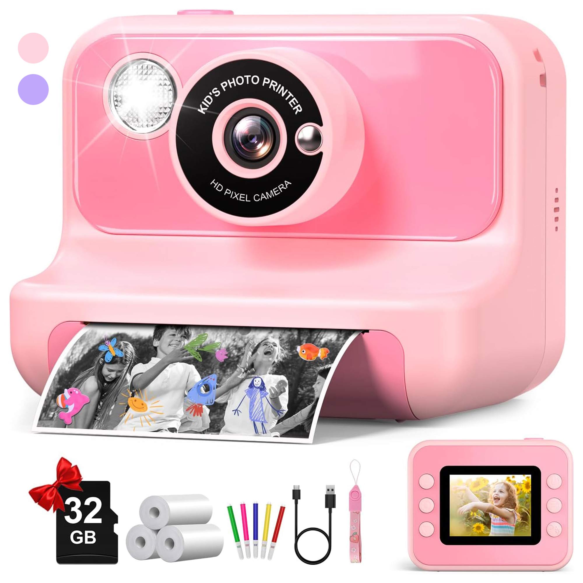 Kids Instant Print Camera