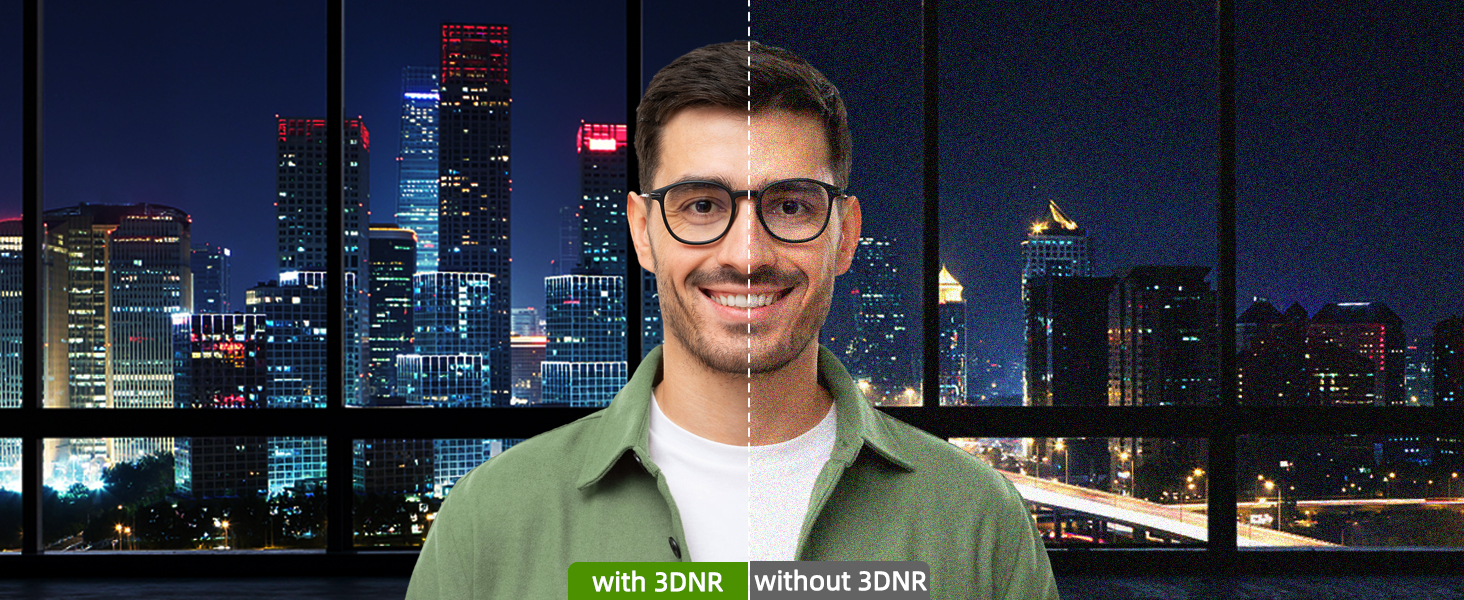 Enhance Clarity with 3DNR Technology