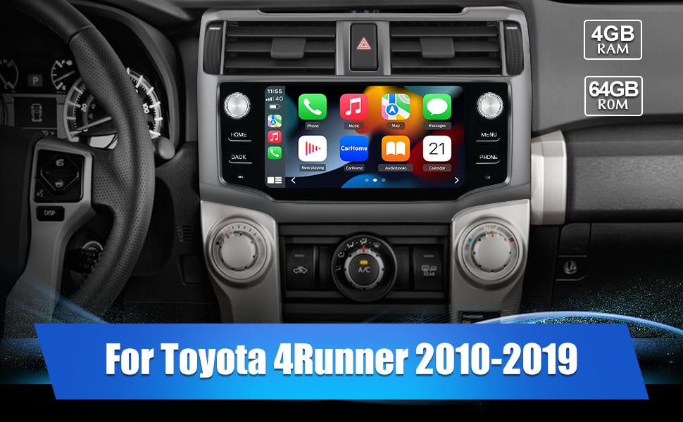 Car Radio Stereo Andriod 11 for Toyota 4runner 2010-2019 Head Unit