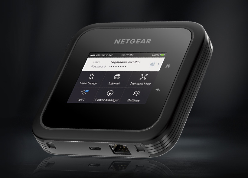  Netgear Nighthawk M6 Pro 5G mmWave WiFi 6E Mobile Hotspot Router