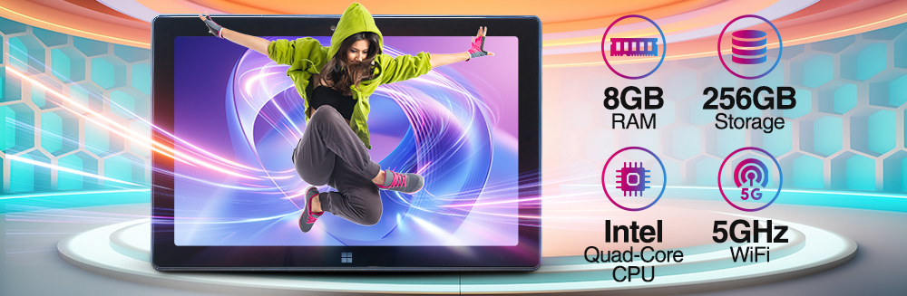 10 inch windows 11 tablet pc notebook computer