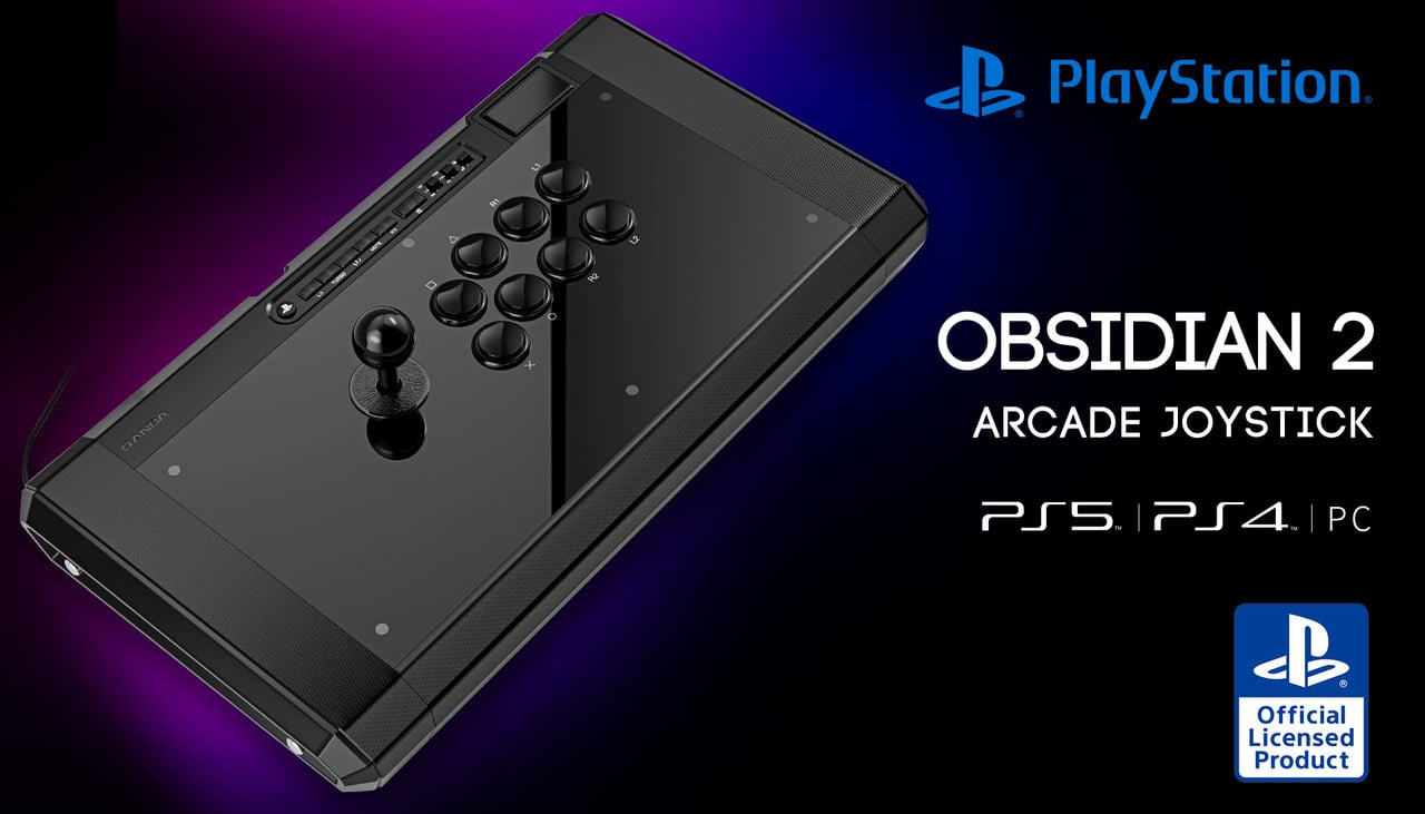 QANBA Q7 Obsidian 2 Arcade Game Joystick Big Handle, Support PS5