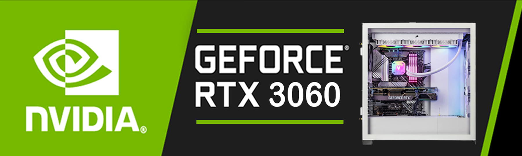 GeForce RTX 3060, 12GB GDDR6 PCIe 4.0, VR Ready, G-SYNC, DirectX 12