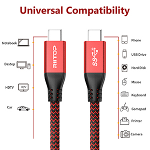 20in (50cm) USB A to C Charging Cable, Coiled Heavy Duty Fast Charge &  Sync, High Quality USB 2.0 A to USB Type-C Cable, Rugged Aramid Fiber,  Durable