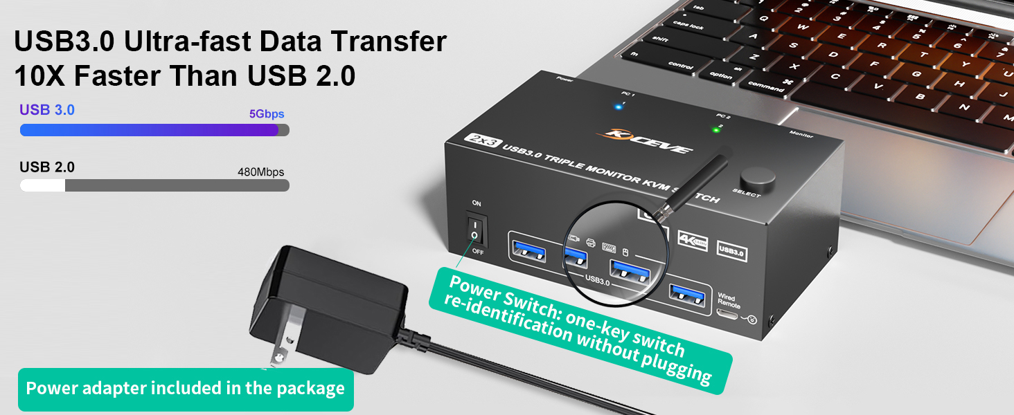 Among the 3 monitors, you can choose mirror mode or extension mode according to your needs. Mirror m