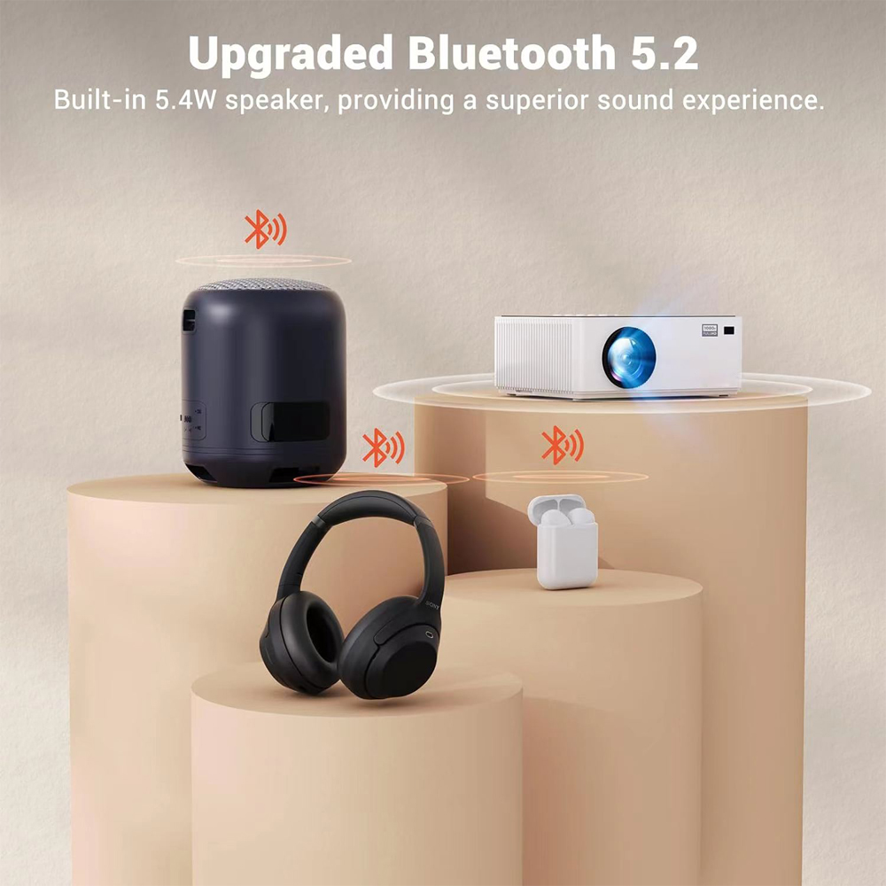 Compatible with various devices including iPhone, Android, laptops, and gaming consoles, featuring m