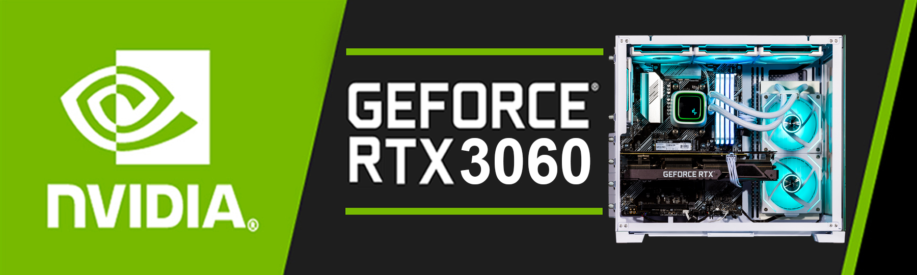 GeForce RTX 3060 Dedicated Graphics, VR Ready 12GB GDDR6 PCIe 4.0, VR Ready, G-SYNC, DirectX 12