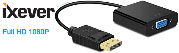 DisplayPort to VGA, Male to Female