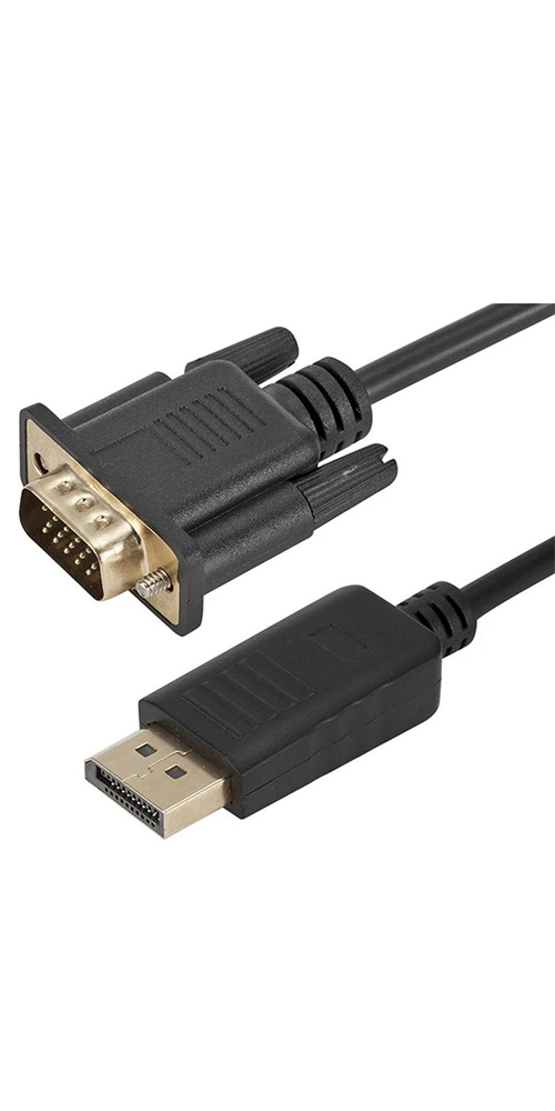 displayport to vga cable 6ft