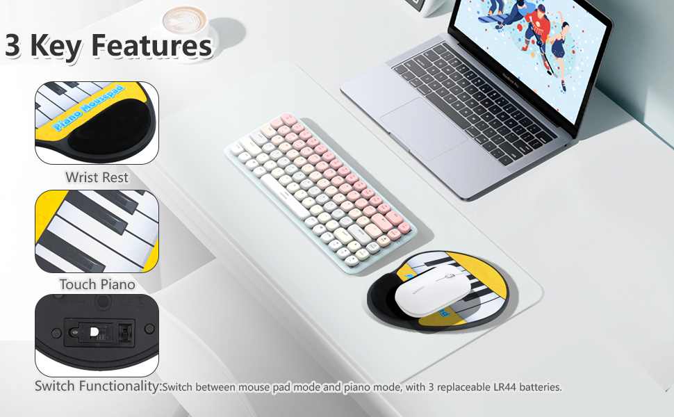 piano mouse pad