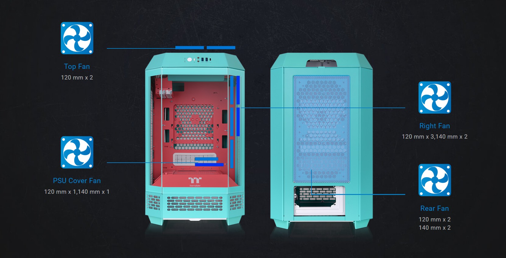 Thermaltake Tower 250 Mini-ITX Mini Tower Case