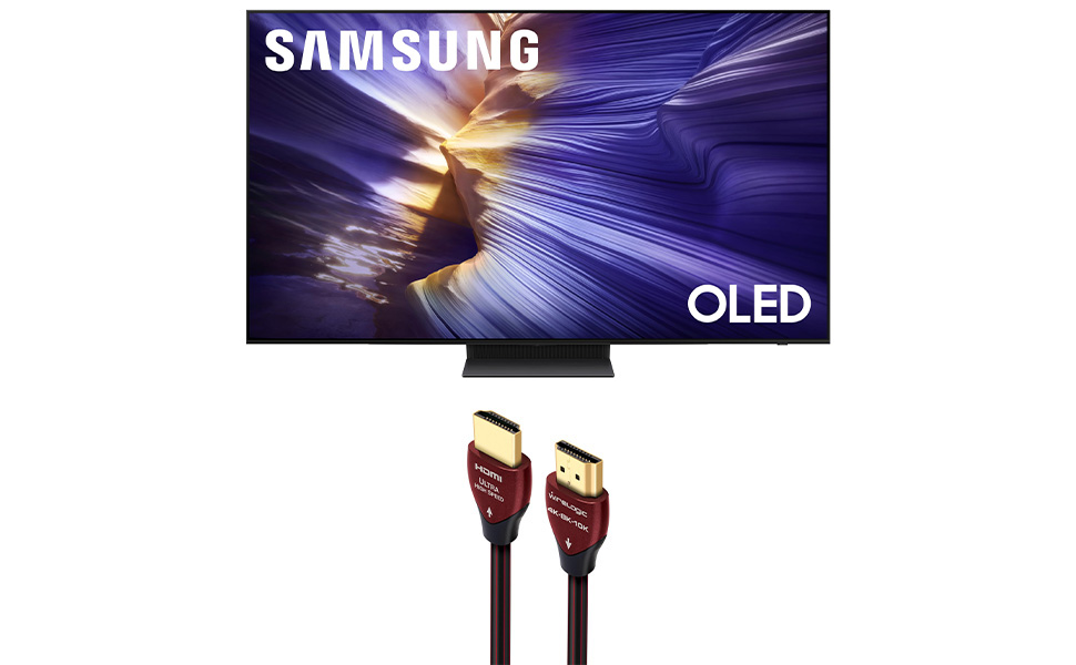 Samsung S90FA Series TV with Wirelogic HDMI Cable