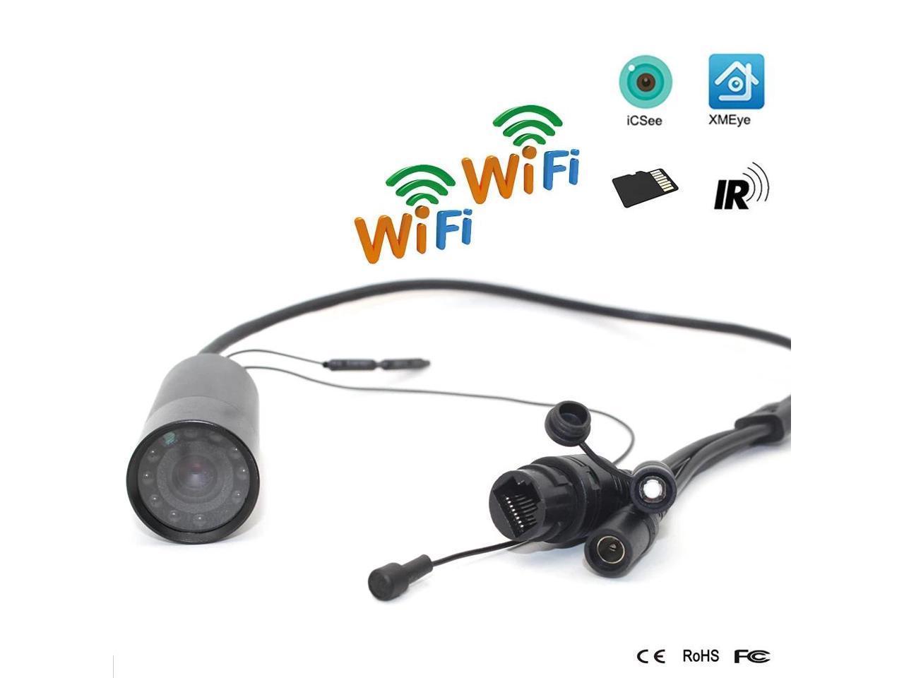 HD 1080P RJ45 IP Camera Mini Door Eye Hole Camera O-vif P2P Network  Surveillance