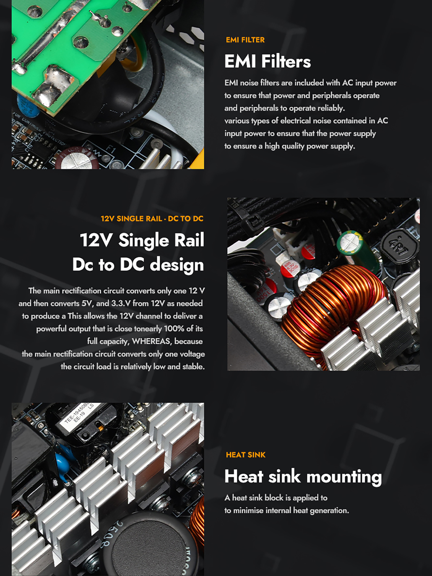 darkFlash PMT650 650W Power Supply PSU