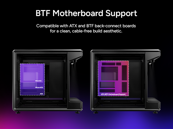  Cooler Master MasterFrame 360 Stage LCD ATX Mid-Tower PC Case
