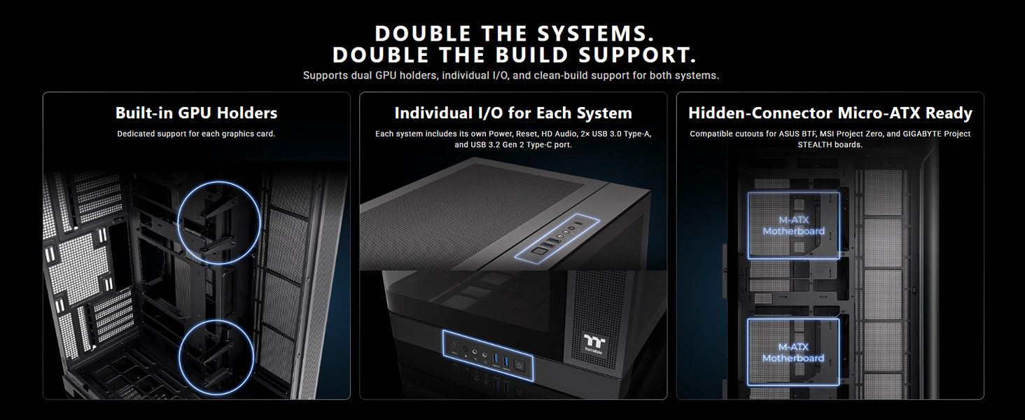 Thermaltake CAPO X Dual System Chassis