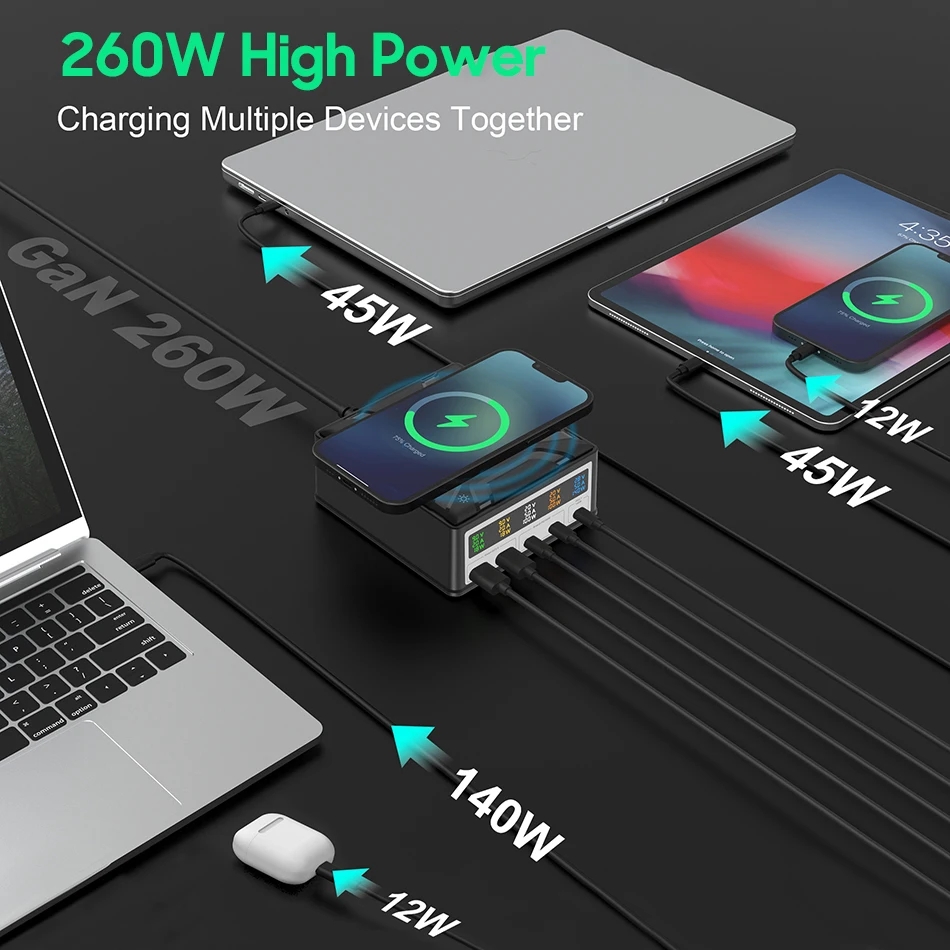 LUOM 260W Charging Station