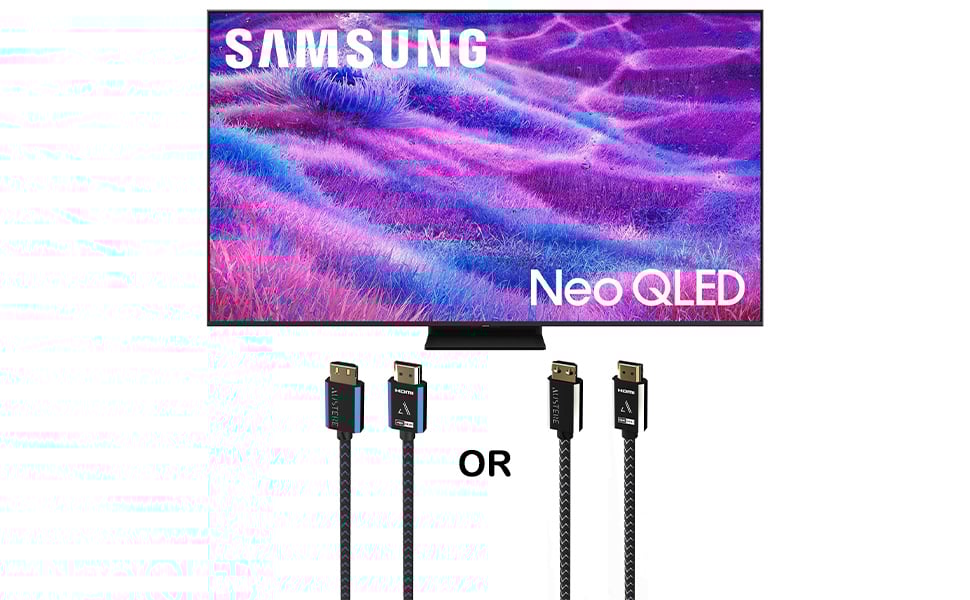 Samsung QN80FA Series TV with Austere HDMI Cable