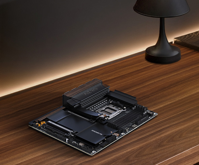 GIGABYTE X870E AERO X3D DARK WOOD AMD AM5 ATX Motherboard