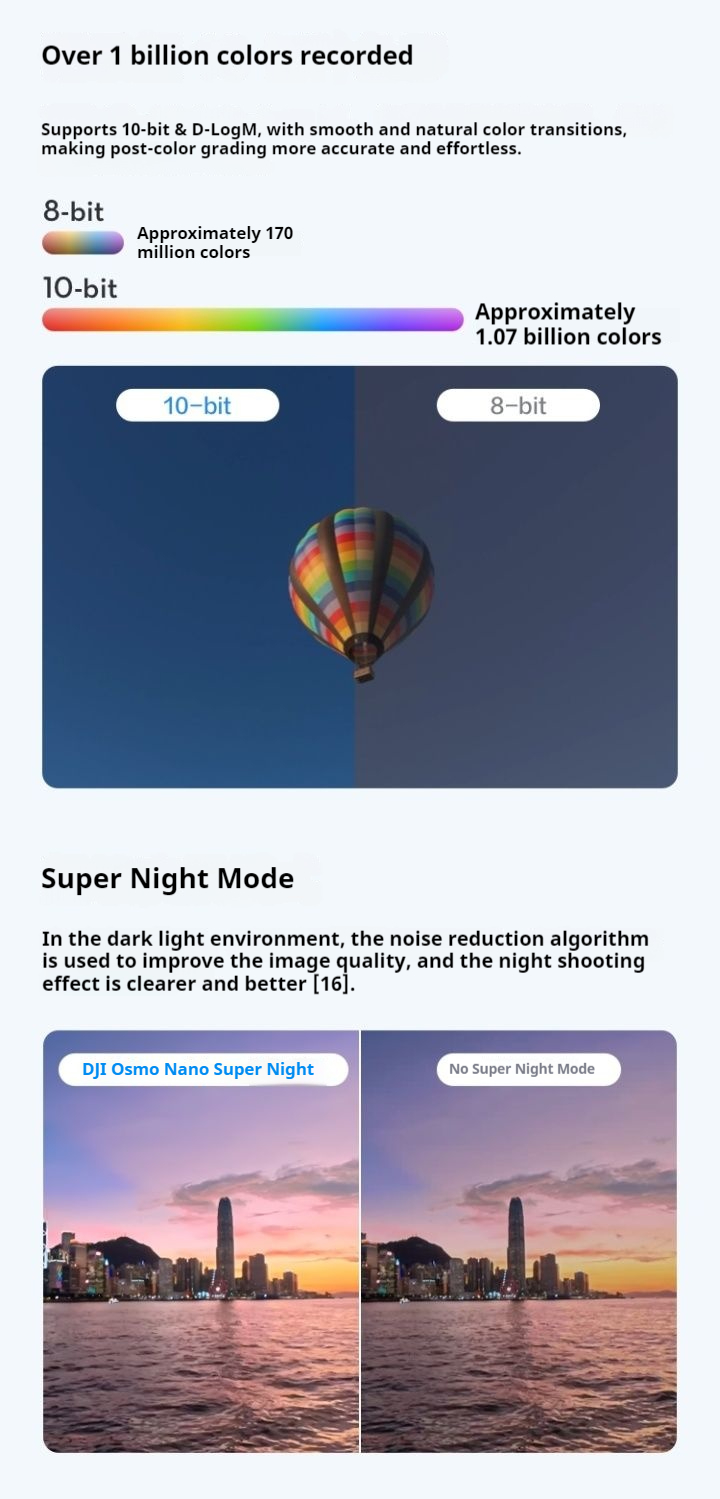 DJI Osmo Nano Detailed Introduction