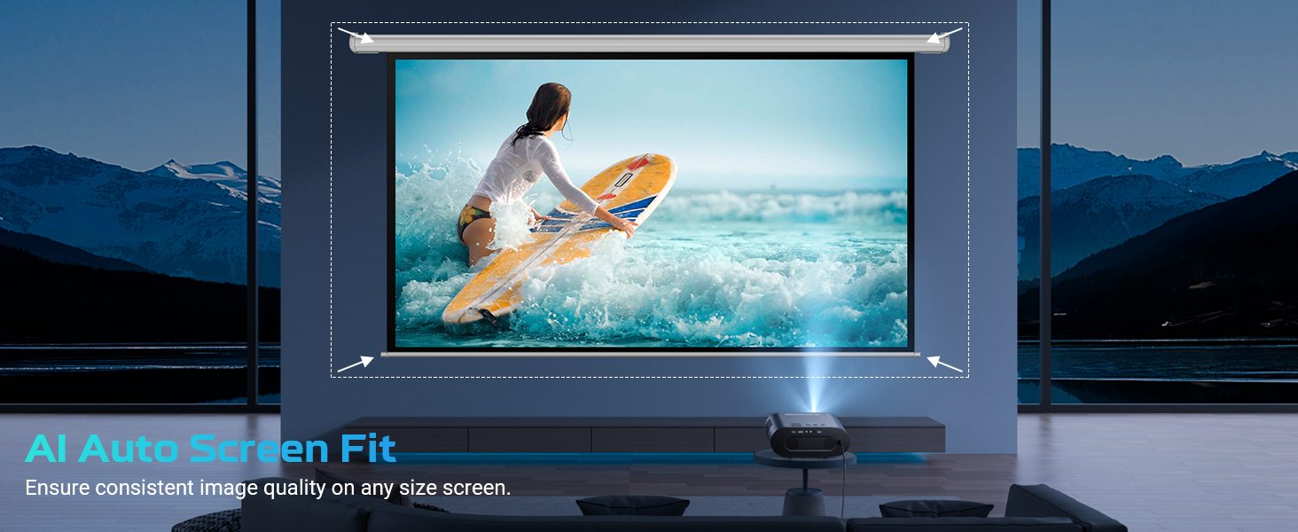 GooDee 4K UHD Smart Projector
