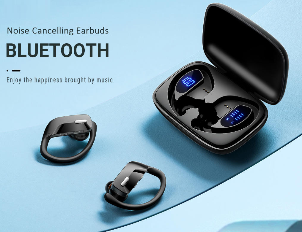 Wireless Earbuds, Sport Wireless Earbuds Bluetooth Headphones 80hrs Playtime Deep Bass Ear Buds