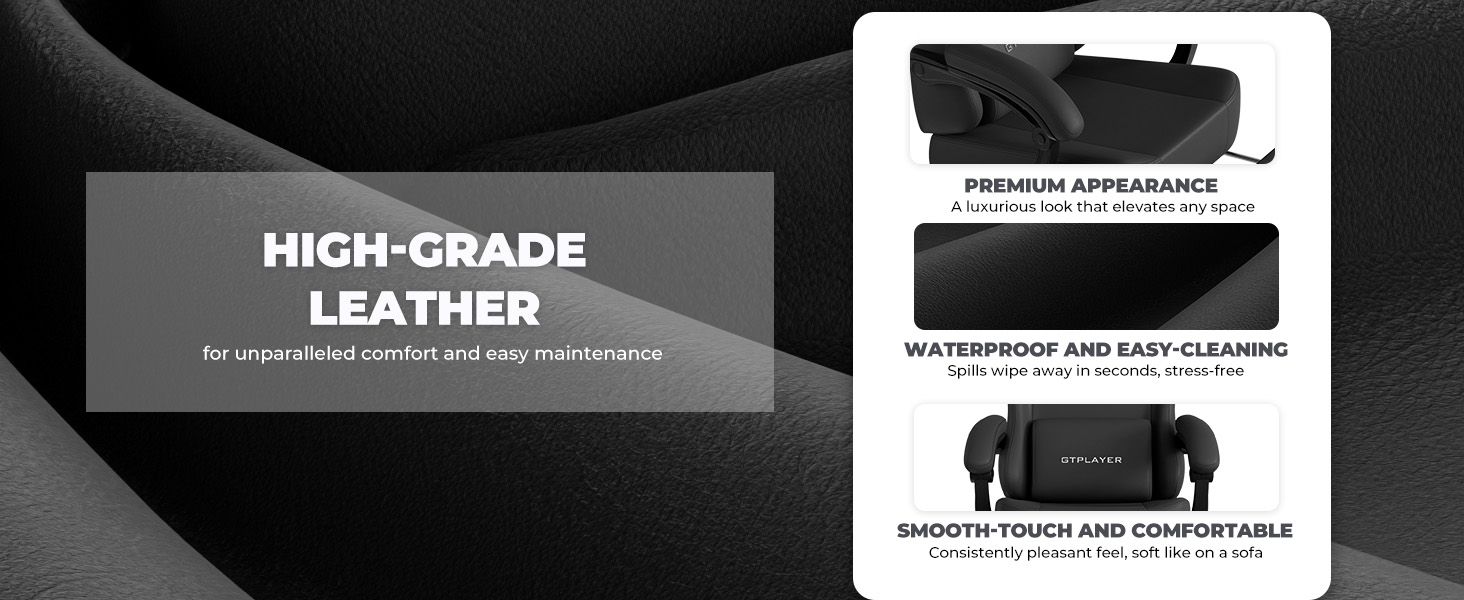 Gaming Chair, Big and Tall, High Back Ergonomic with Pocket Spring Cushion, Footrest, Lumbar Support