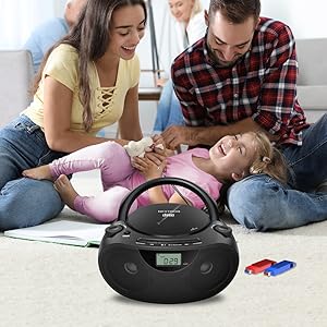 Nextron CB-500BT Portable CD Player Boombox