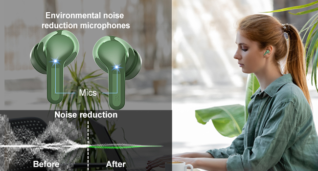 Excellent call quality These headphones provide excellent call quality, ensuring that your voice is