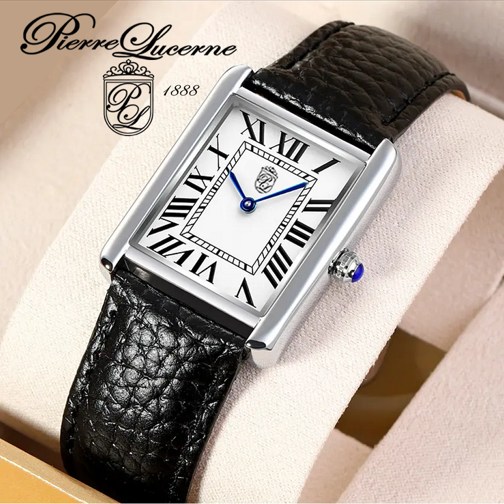 Pierre Lucerne 1888 Swiss Design Men's Tank Dress Watch