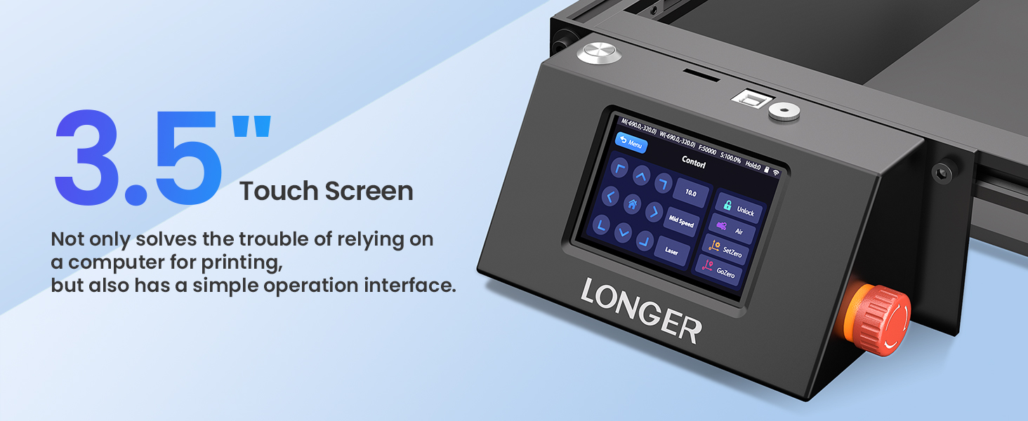 3.5-inch Touchscreen