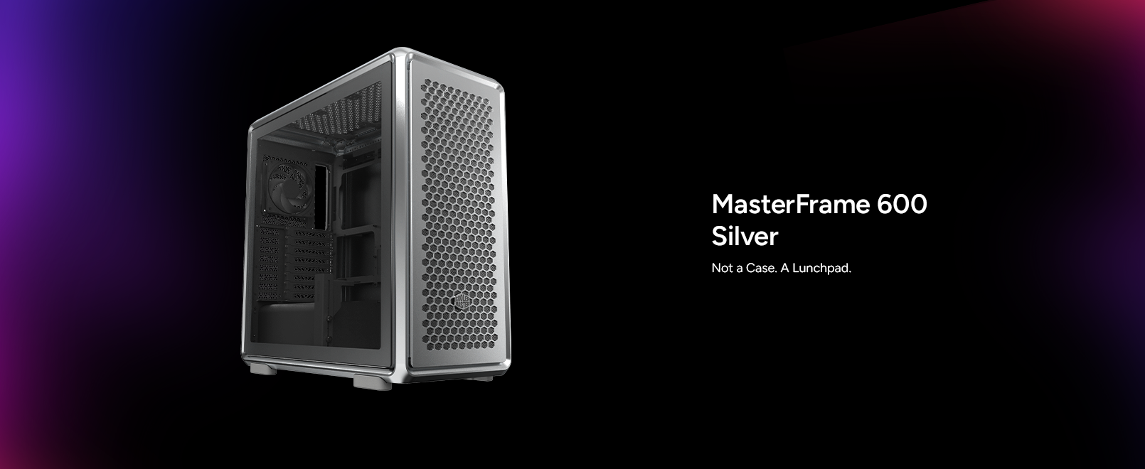 Cooler Master MasterFrame 600 Silver ATX Mid-Tower PC Case