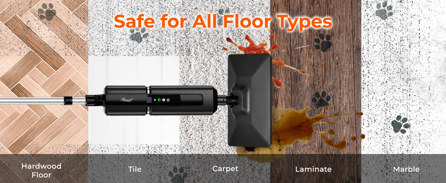 Rosewill 11-in-1 Steam Mop  - Black