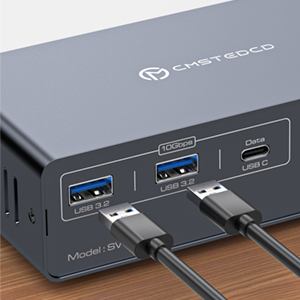 High-speed transfer USB 3.2 ports up to 10Gb/s. Supports connection of barcode scanners, USB storage