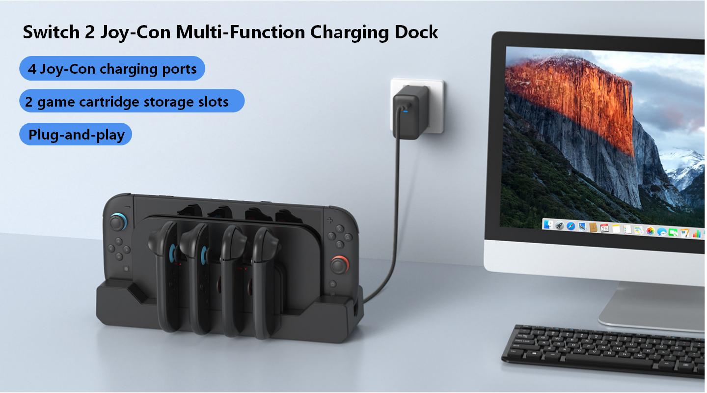 Switch 2 Joy-Con Multi-Function Charging Dock
