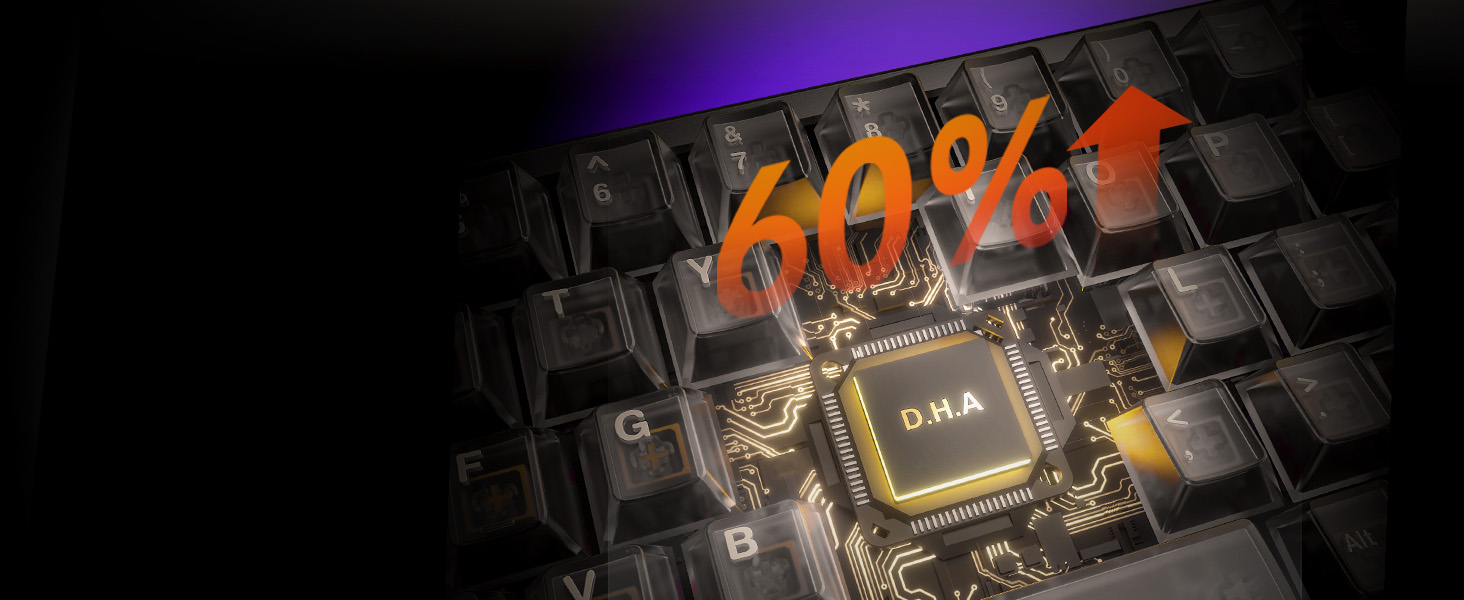 DAREU COOL68 Magnetic Gaming Keyboard