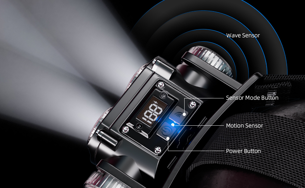Sensor Mode Button Motion Sensor Power Button