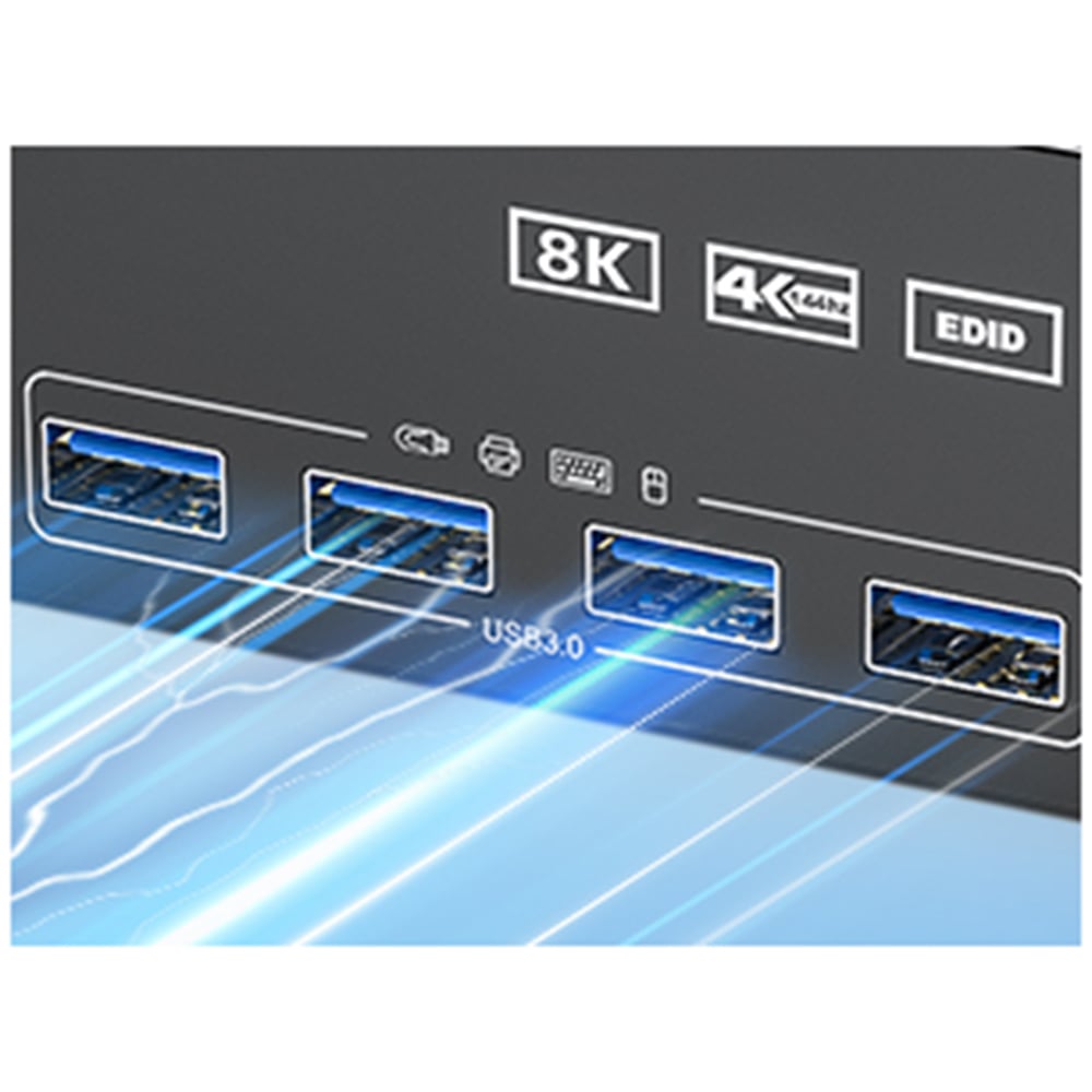 4 USB3.0 Ports