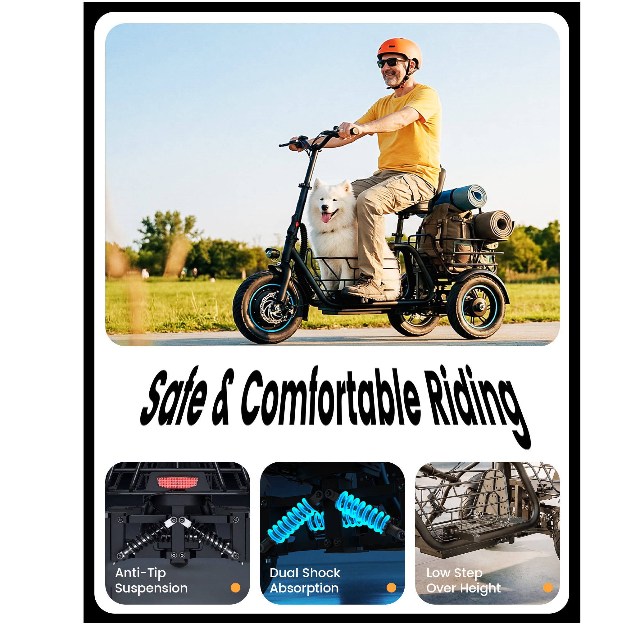 Safe &amp; Comfortable Riding