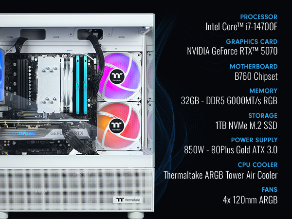 Thermaltake NE i1470S-V170S Gaming Desktop PC