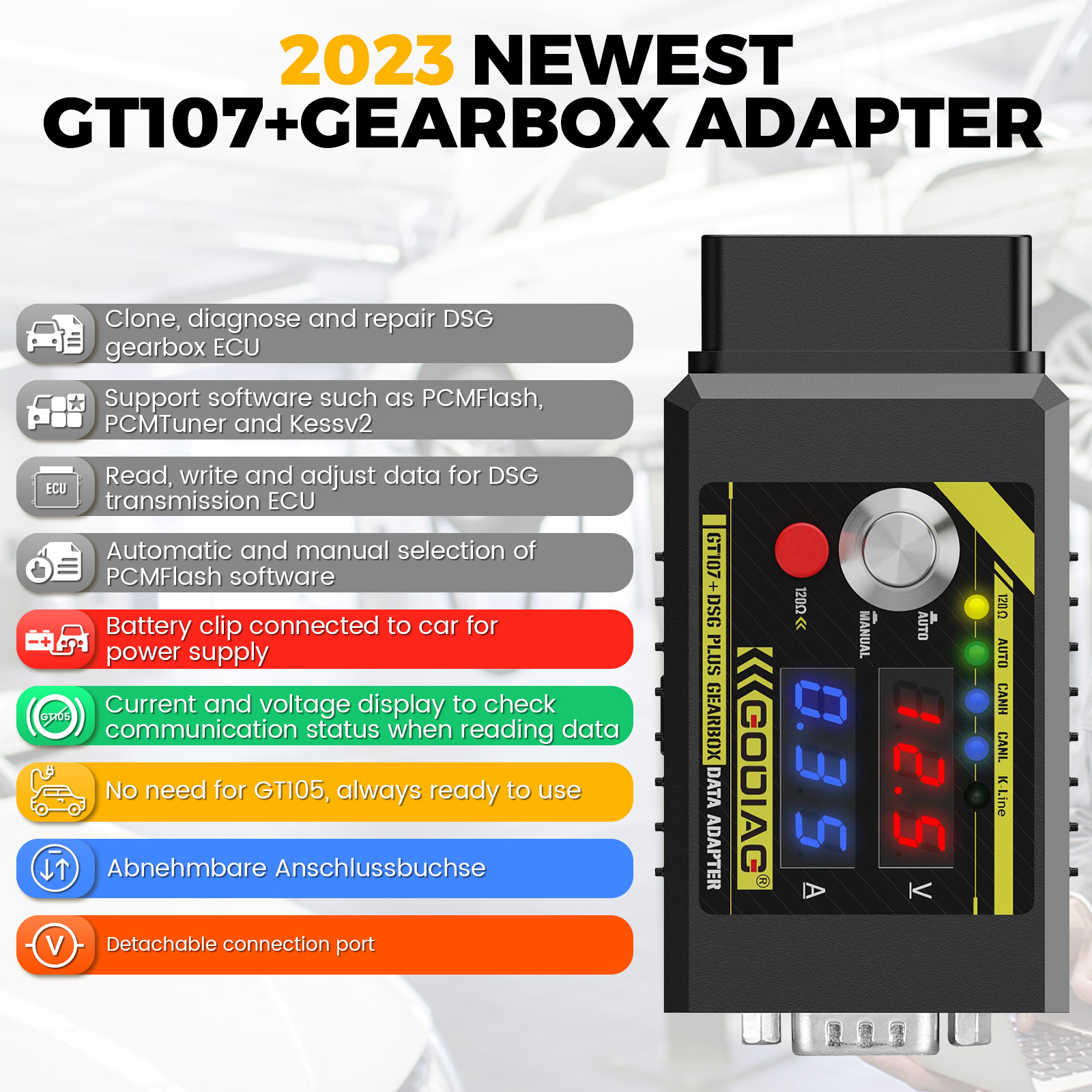GODIAG GT107 plus function