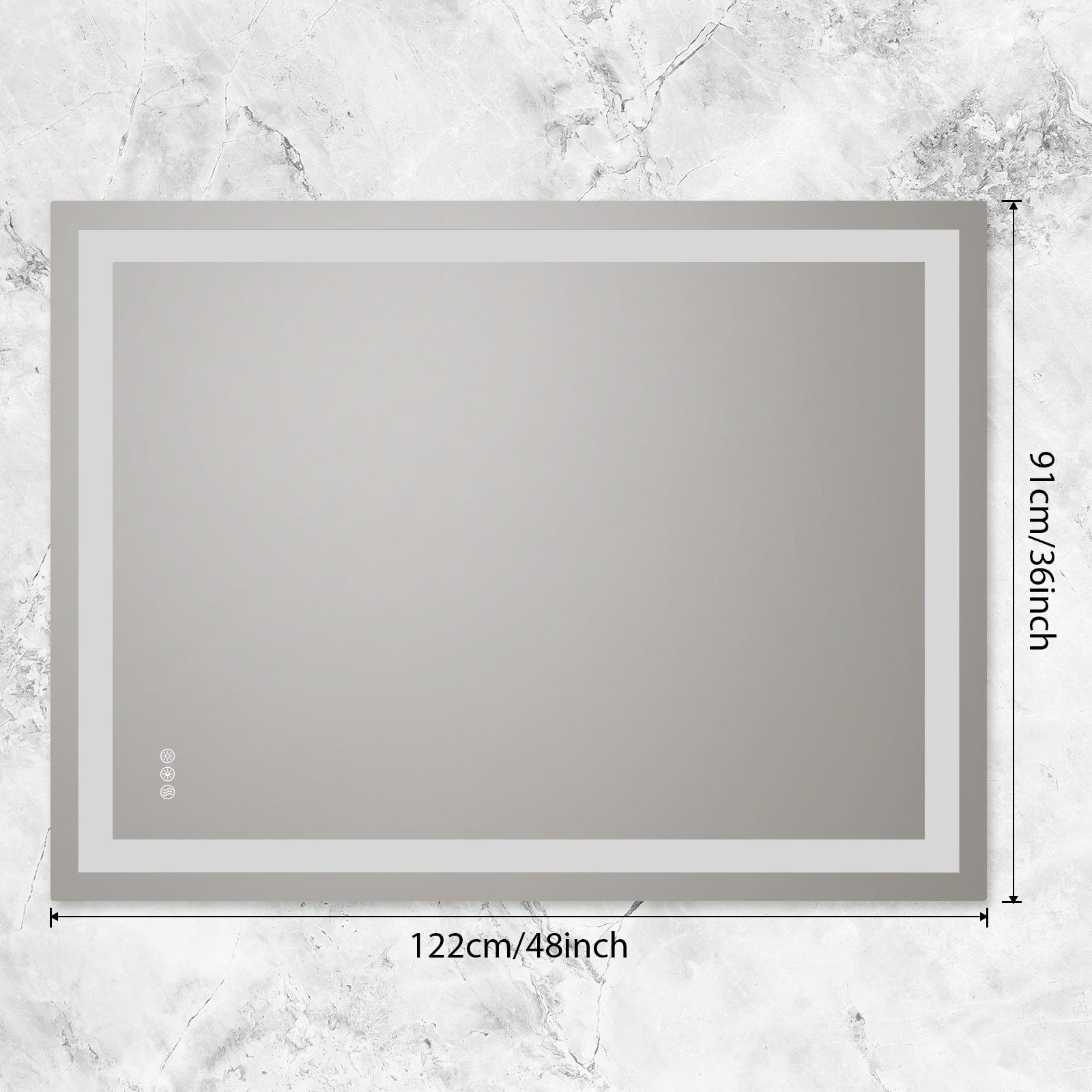 LED Bathroom Mirror With Lights