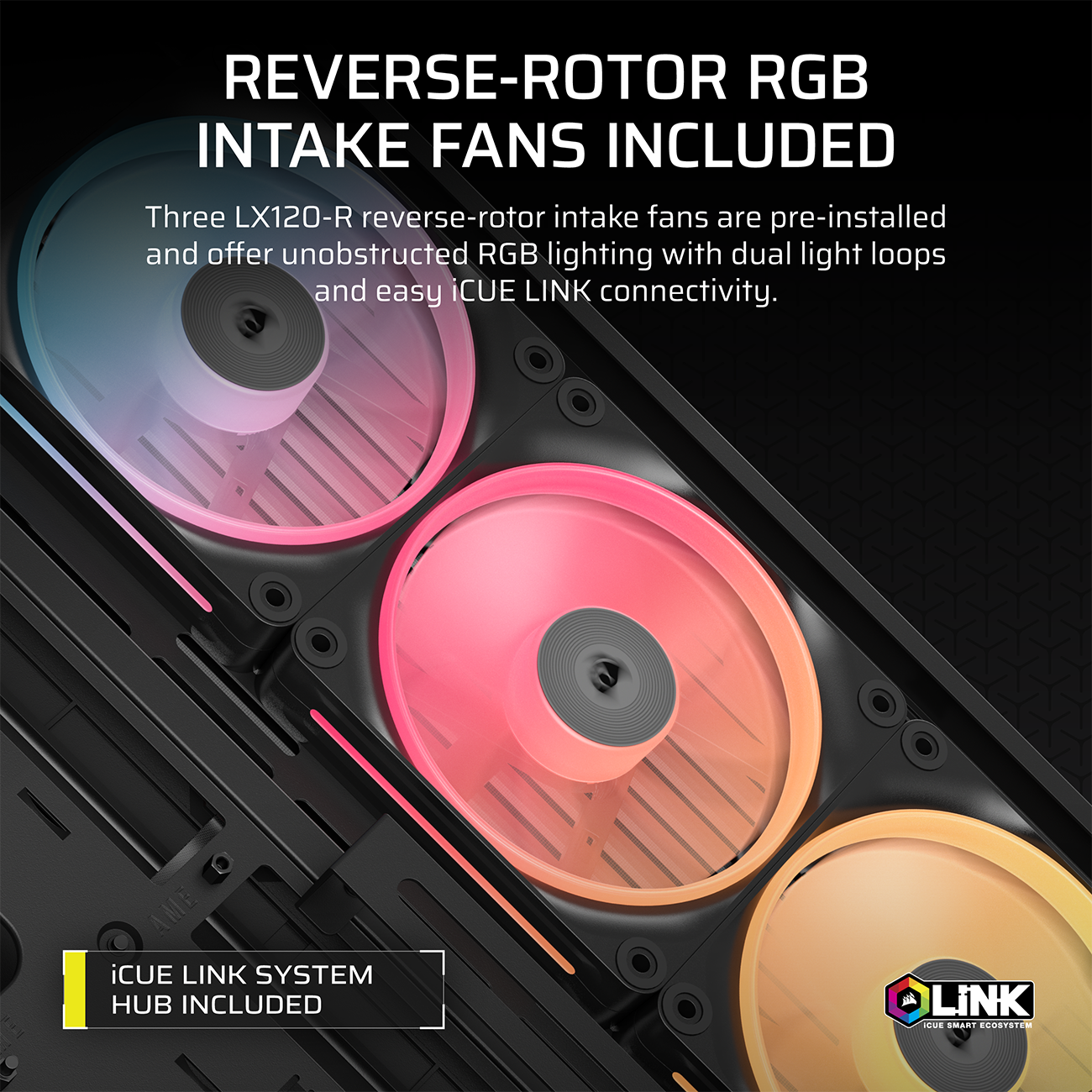 CORSAIR FRAME 4500X RS-R ARGB Panoramic Glass Mid-Tower PC Case - White